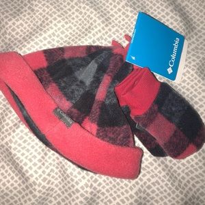 Baby boy hat and gloves